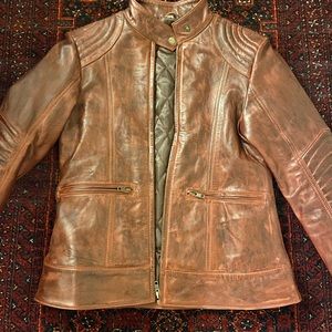 Not for sale- Leather Jacket in Deep Mahogany